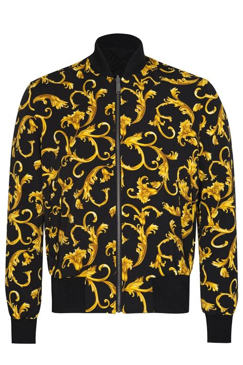 versace men's bomber jacket|Versace bomber jacket women's.